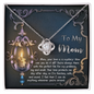 Mom - Your Love Is A Mystery - Love Knot Necklace