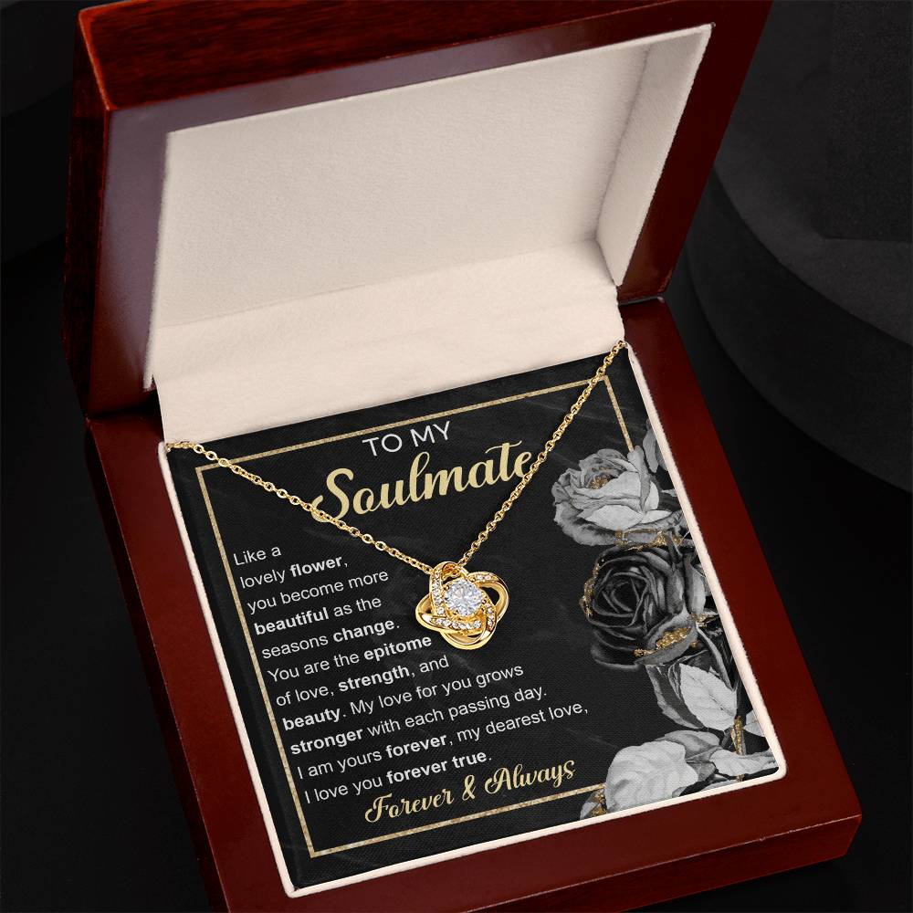 Soulmate - Forever True - Love Knot Necklace