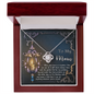 Mom - Your Love Is A Mystery - Love Knot Necklace