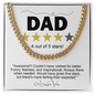 Dad - Would Have Given 5 Stars - Cuban Link Chain