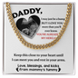 Dad - I May Just Be A Bump - Cuban Link Chain