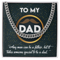 Dad - Takes Someone Special - Cuban Link Chain