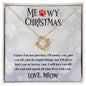 Paw Mom - Meowy Christmas - Love Knot Necklace