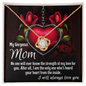 Mom - The Only One Who's Heard Your Heart From The Inside - Love Knot Necklace