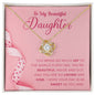 To My Beautiful Daughter - Bring So Much Joy - Love Knot Necklace