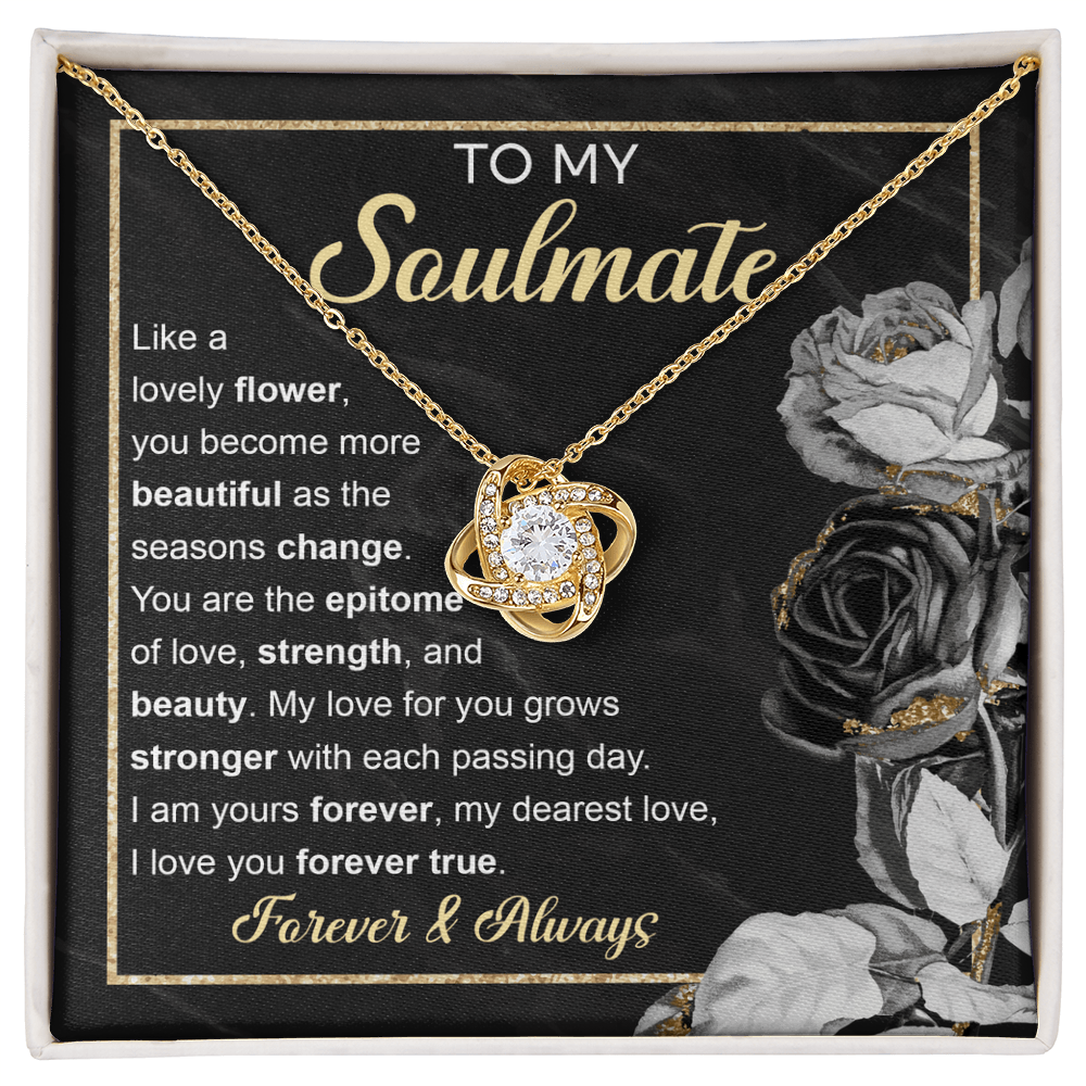 Soulmate - Forever True - Love Knot Necklace