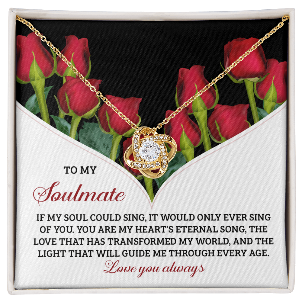 Soulmate - My Heart's Eternal Song - Love Knot Necklace