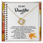 Daughter - Be Kind To Yourself - Love Knot Necklace