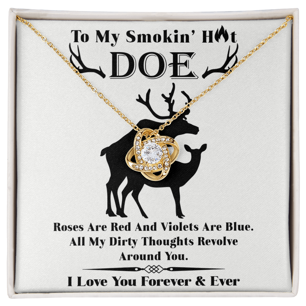 Soulmate - All My Dirty Thoughts - Love Knot Necklace