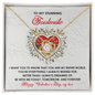 Soulmate - Better Than I Always Dreamed Of - Love Knot Necklace