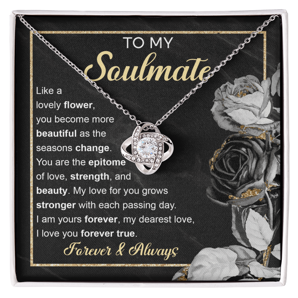 Soulmate - Forever True - Love Knot Necklace