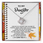 Daughter - Be Kind To Yourself - Love Knot Necklace