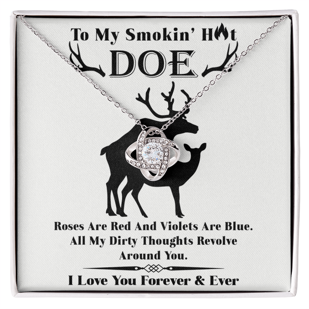 Soulmate - All My Dirty Thoughts - Love Knot Necklace