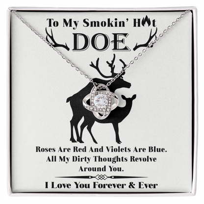 Soulmate - All My Dirty Thoughts - Love Knot Necklace