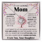 To My Loving Mom - I'm Forever Grateful - Love Knot Necklace