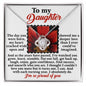 Daughter - Heart Wide Open - Love Knot Necklace