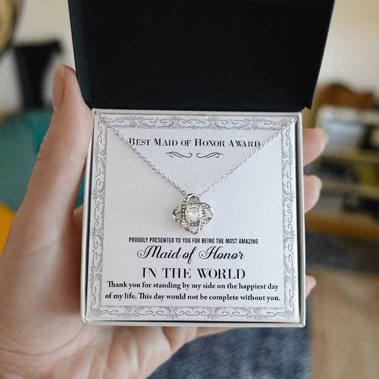 Maid Of Honor - Award - Love Knot Necklace