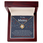 Mom - The Best Mom In The Whole Whide World - Love Knot Necklace
