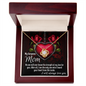 Mom - The Only One Who's Heard Your Heart From The Inside - Love Knot Necklace