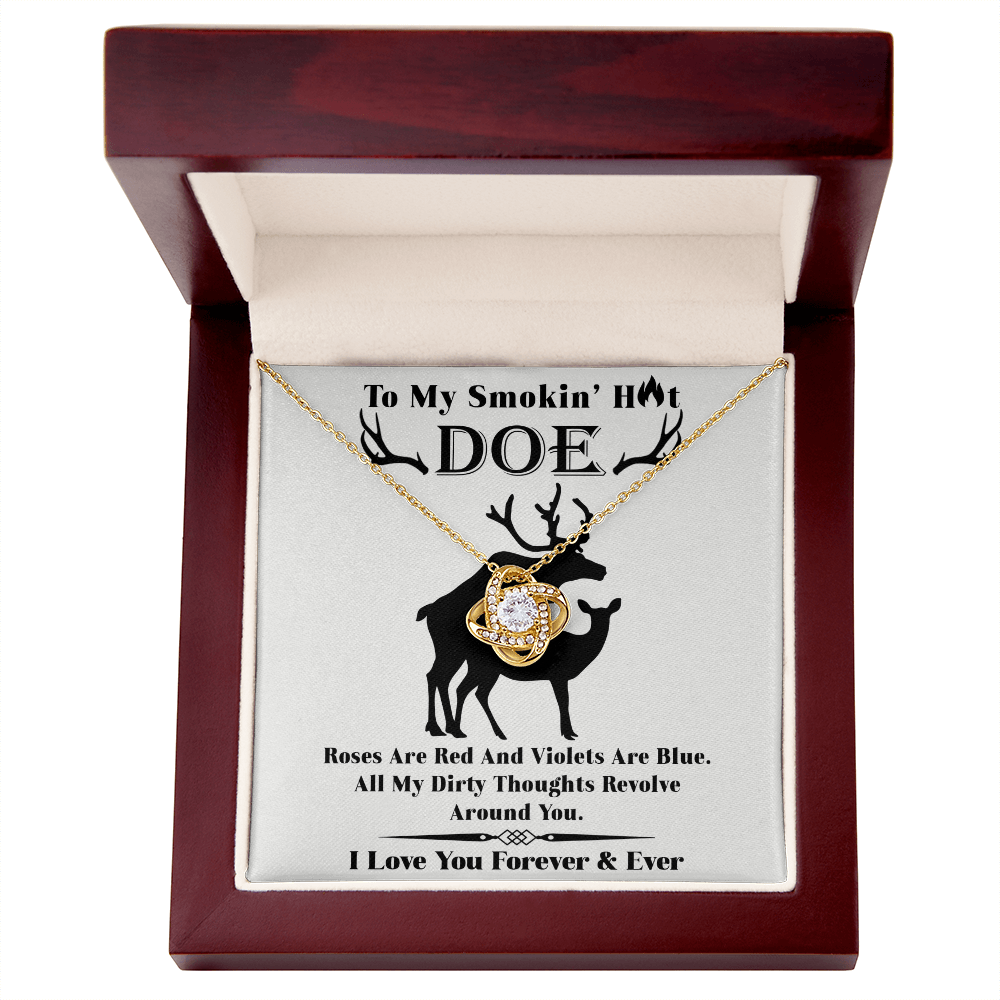 Soulmate - All My Dirty Thoughts - Love Knot Necklace