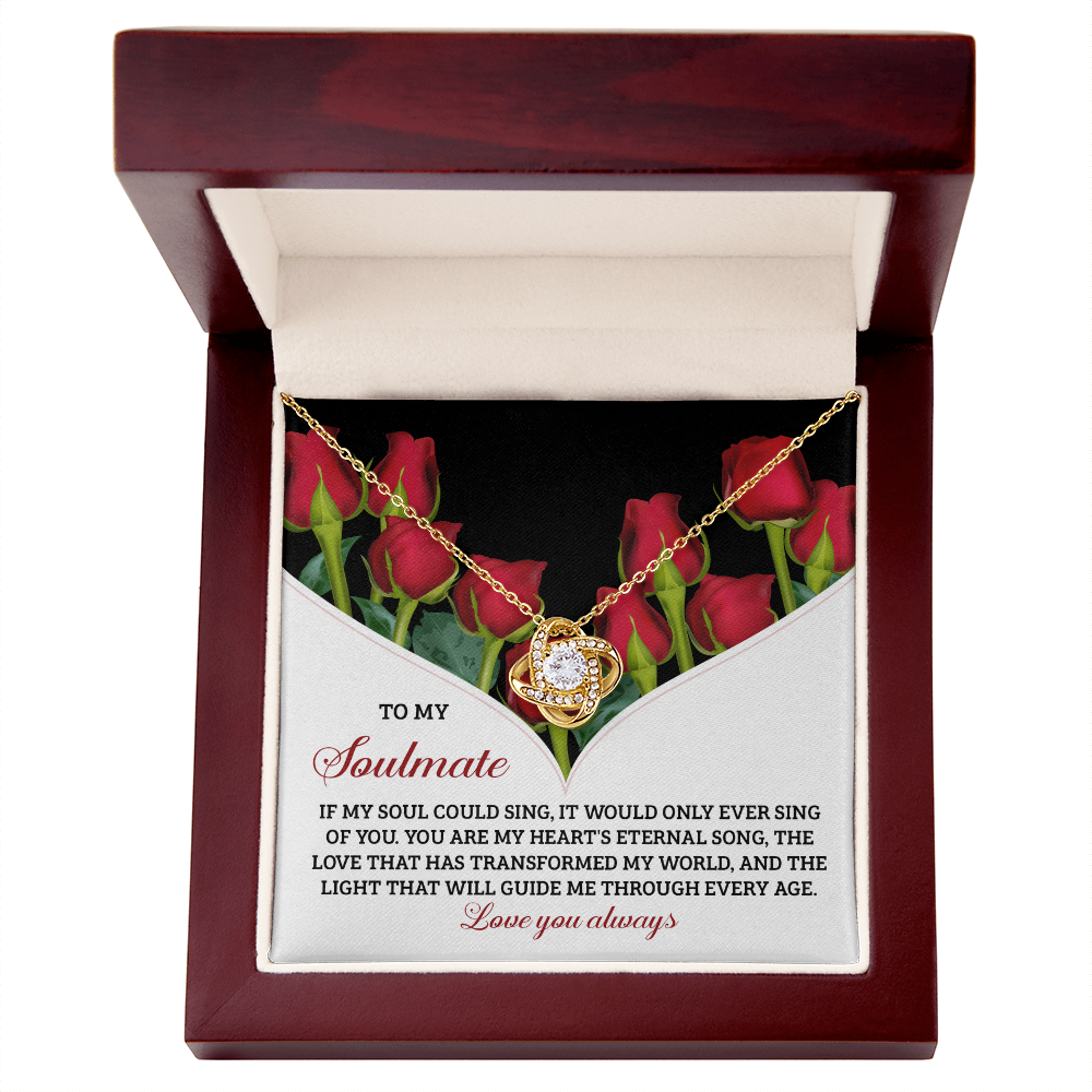 Soulmate - My Heart's Eternal Song - Love Knot Necklace