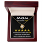 Mom - Five Out Of Five Stars - Love Knot Necklace
