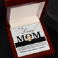 Mom - Elegant, Beautiful, And Loving - Love Knot Necklace