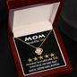 Mom - Five Out Of Five Stars - Love Knot Necklace
