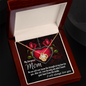 Mom - The Only One Who's Heard Your Heart From The Inside - Love Knot Necklace