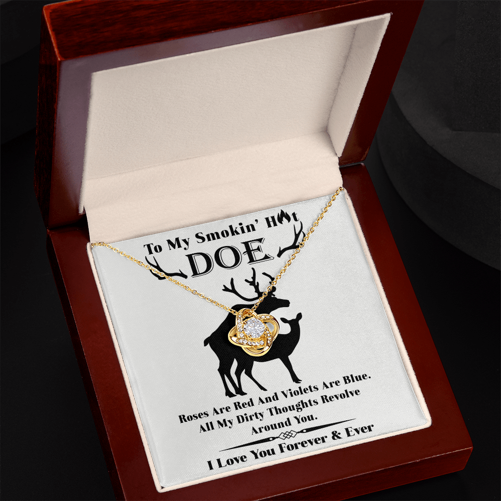 Soulmate - All My Dirty Thoughts - Love Knot Necklace