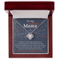 Mom - The Best Mom In The Whole Whide World - Love Knot Necklace