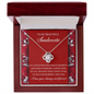 Soulmate - The Moment I Met You - Love Knot Necklace