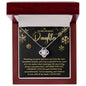 To My Dearest Daughter - Cheering You On - Love Knot Necklace
