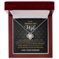 Wife - To My Smokin' Hot Wife - Love Knot Necklace