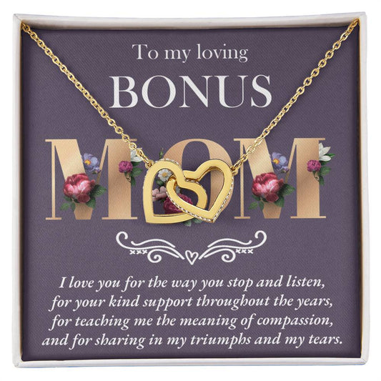 Bonus Mom - I Love You Many Ways - Interlocking Hearts