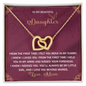 Daughter - From The First Time - Interlocking Hearts Necklace
