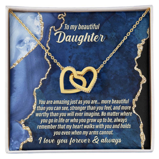 Daughter - You Are Amazing - Interlocking Hearts