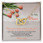 Mom - Always Your Little Boy - Interlocking Hearts Necklace