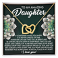 Daughter - Always Have A Special Place In My Heart - Interlocking Hearts Necklace