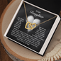 Daughter - Every Step Of The Way - Interlocking Hearts Necklace