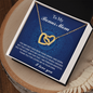 Bonus Mom - When I Needed You Most - Interlocking Hearts Necklace