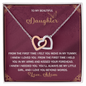 Daughter - From The First Time - Interlocking Hearts Necklace