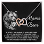 Mom - Mama Bear - Interlocking Hearts Necklace