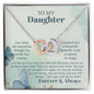 Daughter - My Beautiful Butterfly - Interlocking Hearts