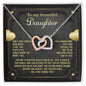 Daughter - A Beautiful Reflection - Interlocking Hearts