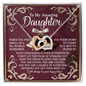 Daughter - Born To Stand Out - Interlocking Hearts Necklace