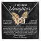 Daughter - I Will Always Be In Your Corner - Interlocking Hearts Necklace