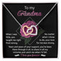 Grandmother - Catch Me When I'd Fall - Interlocking Hearts Necklace