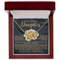 Daughter - My Love For You Is Infinite - Interlocking Hearts Necklace