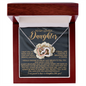 Daughter - My Love For You Is Infinite - Interlocking Hearts Necklace